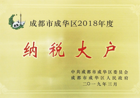 成华区 2018 年度纳税大户